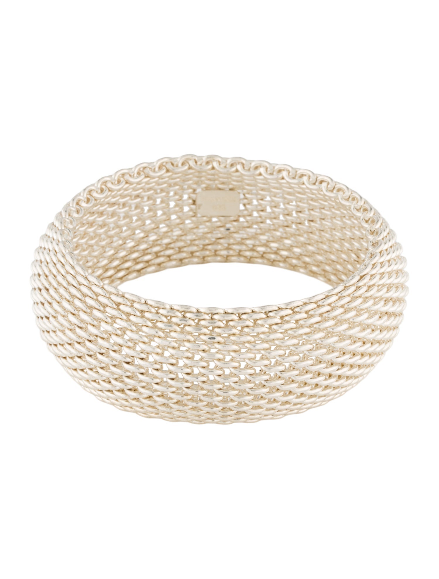 Tiffany & Co. Somerset Wide Mesh Bracelet