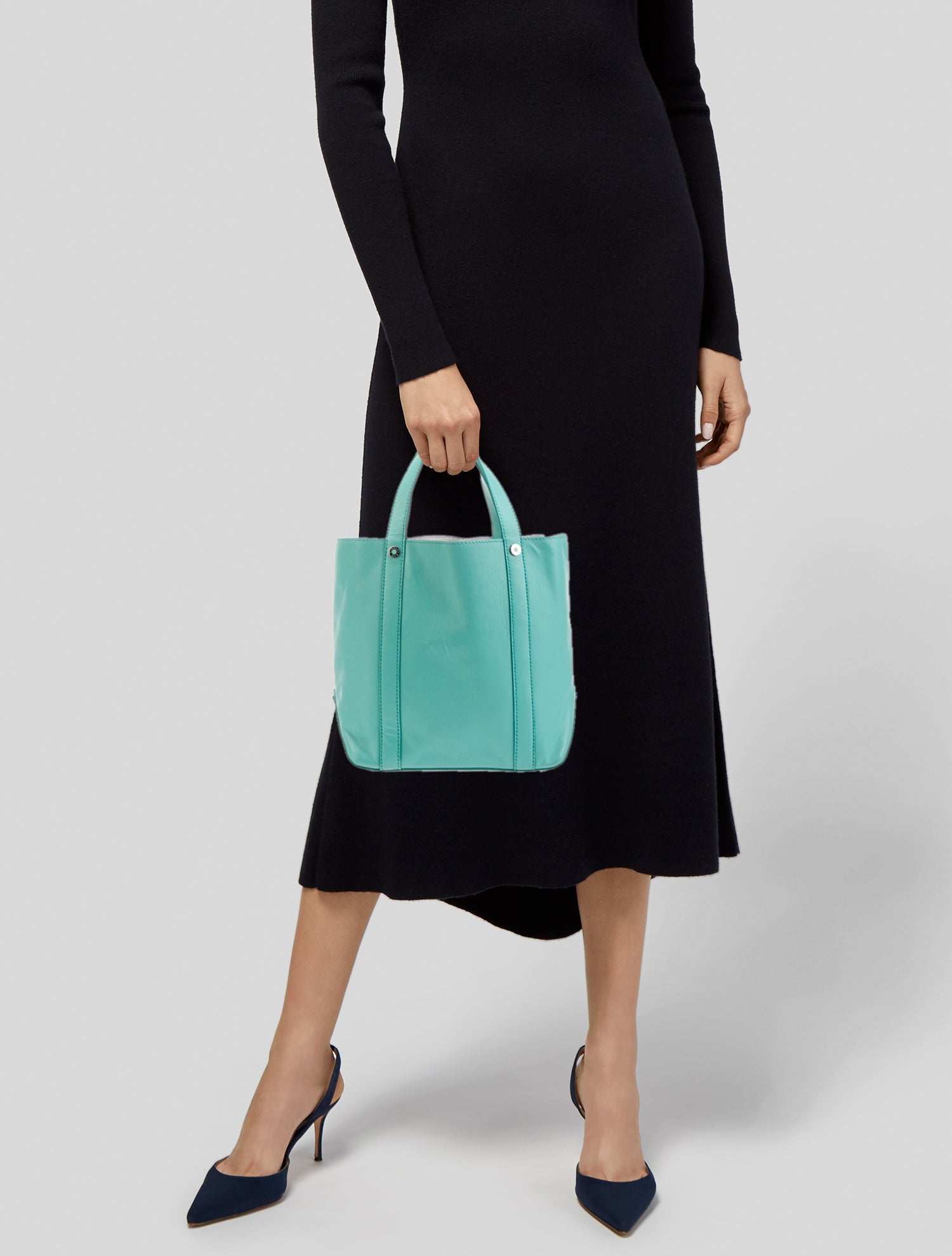 Tiffany & Co. Leather Top Handle Bag