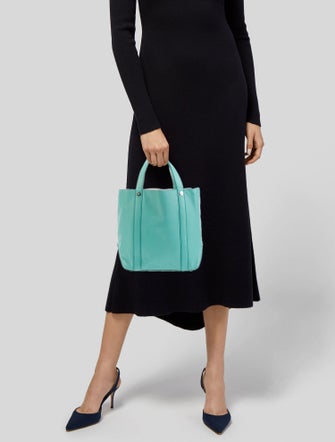 Tiffany & Co. Leather Top Handle Bag