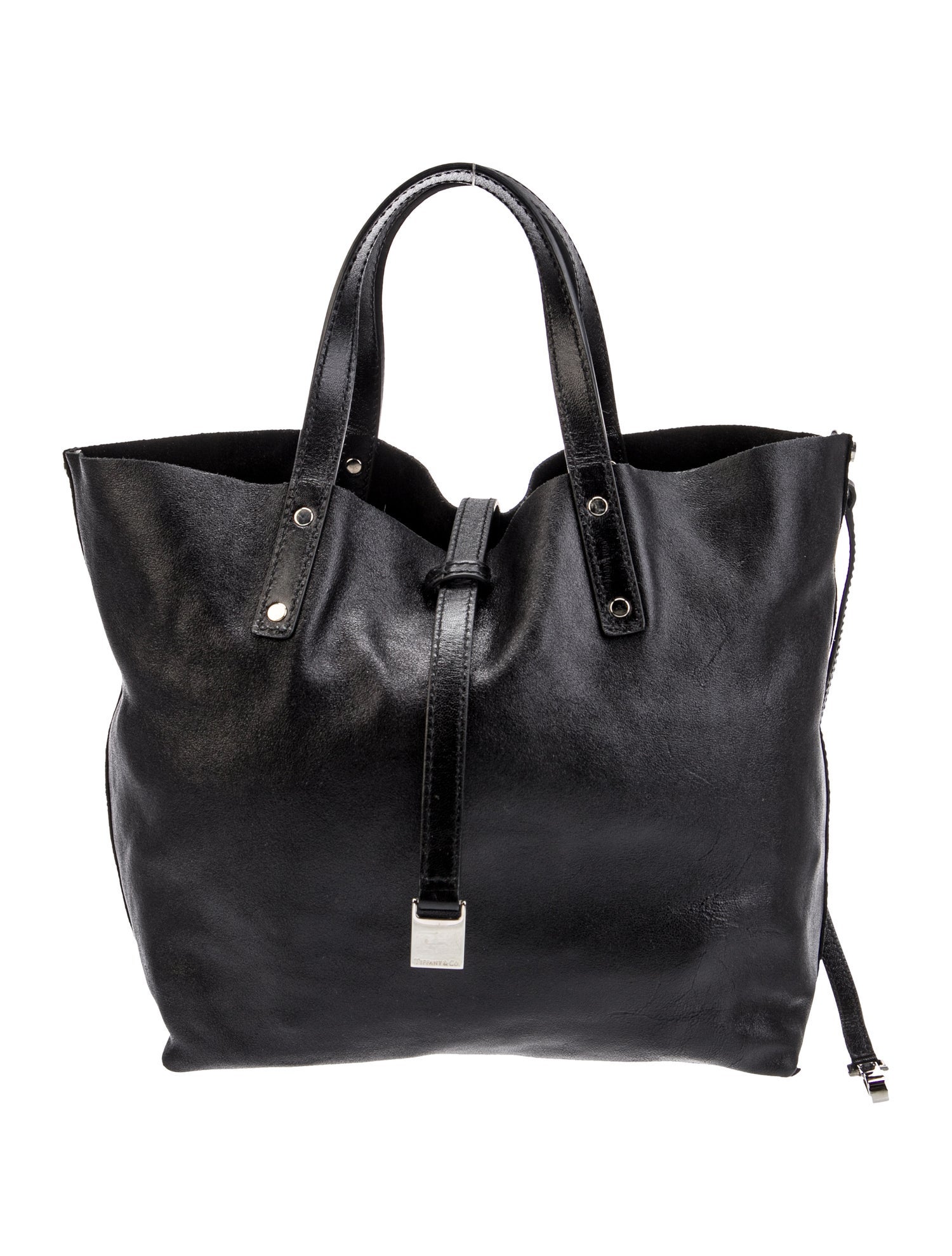 Tiffany & Co. Suede Top Handle Bag