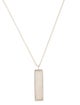 Tiffany & Co. Mesh Rectangle Pendant Necklace
