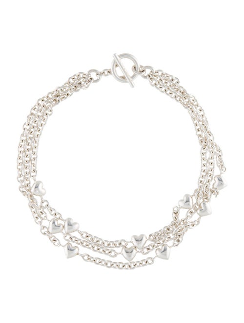 Tiffany & Co. Puffed Heart Multistrand Necklace