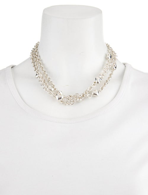 Tiffany & Co. Puffed Heart Multistrand Necklace