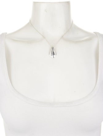 Tiffany & Co. Leaf Pendant Necklace