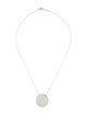 Tiffany & Co. Round Disc Pendant Necklace