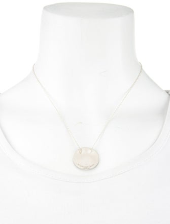 Tiffany & Co. Round Disc Pendant Necklace