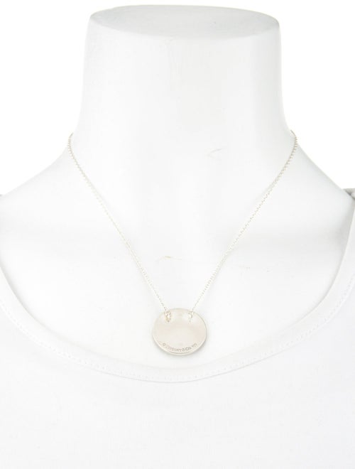 Tiffany & Co. Round Disc Pendant Necklace