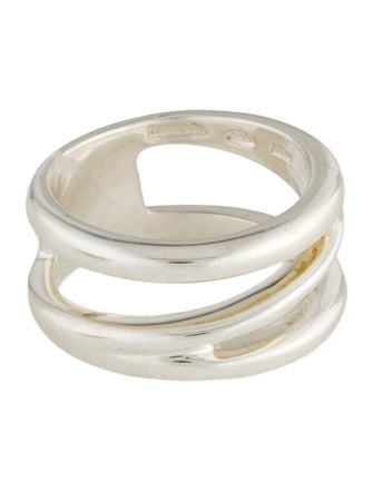 Tiffany & Co. Open Work Three Row Band