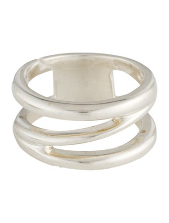 Tiffany & Co. Open Work Three Row Band