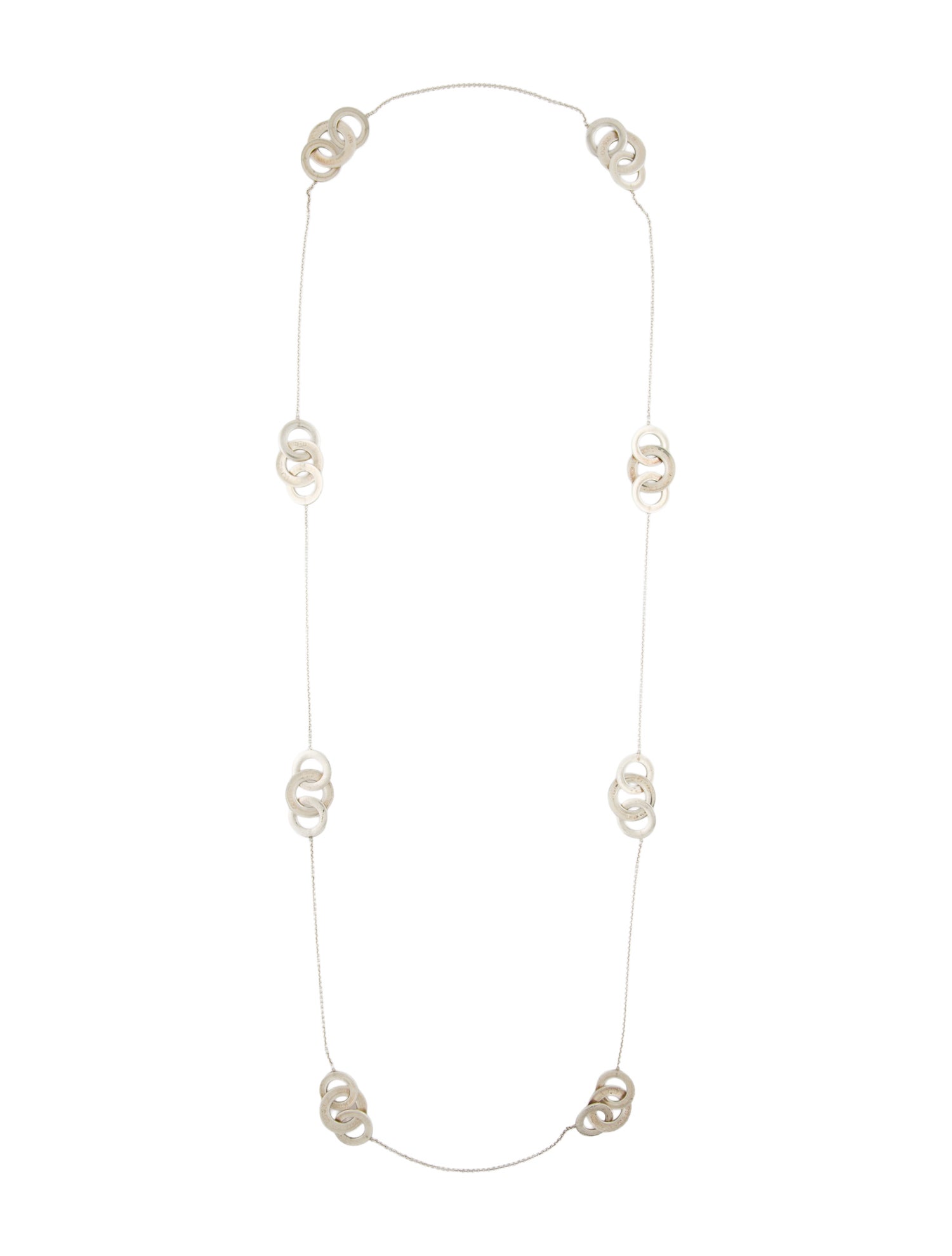 Tiffany & Co. Interlocking Circles Station Necklace