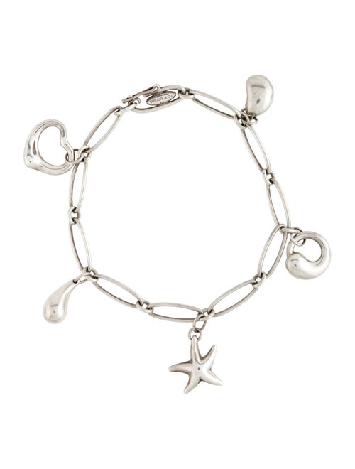 Tiffany & Co. Elsa Peretti Multi Charm Link Bracelet
