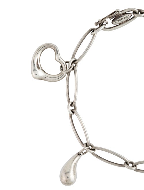 Tiffany & Co. Elsa Peretti Multi Charm Link Bracelet
