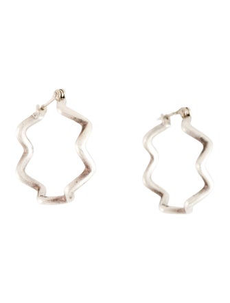 Tiffany & Co. Zig Zag Hoop Earring