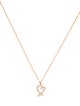 Tiffany & Co. 18K Diamond Loving Heart Pendant Necklace