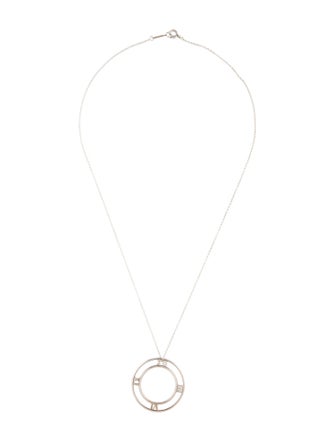 Tiffany & Co. Atlas Round Pendant Necklace