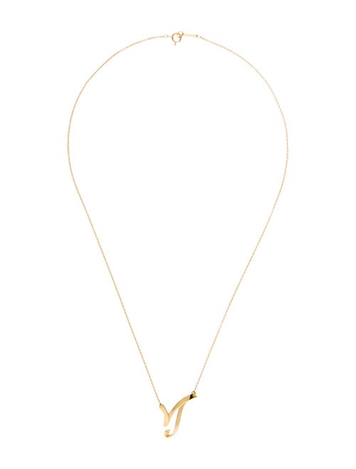 Tiffany & Co. 18K Zodiac Capricorn Pendant Necklace