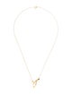 Tiffany & Co. 18K Zodiac Capricorn Pendant Necklace
