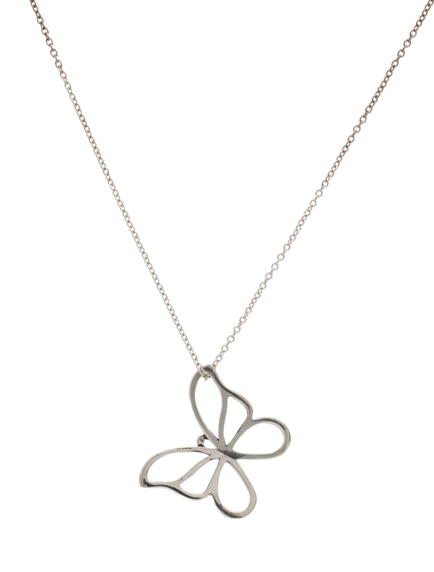 Tiffany & Co. Butterfly Pendant Necklace