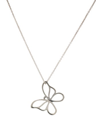 Tiffany & Co. Butterfly Pendant Necklace
