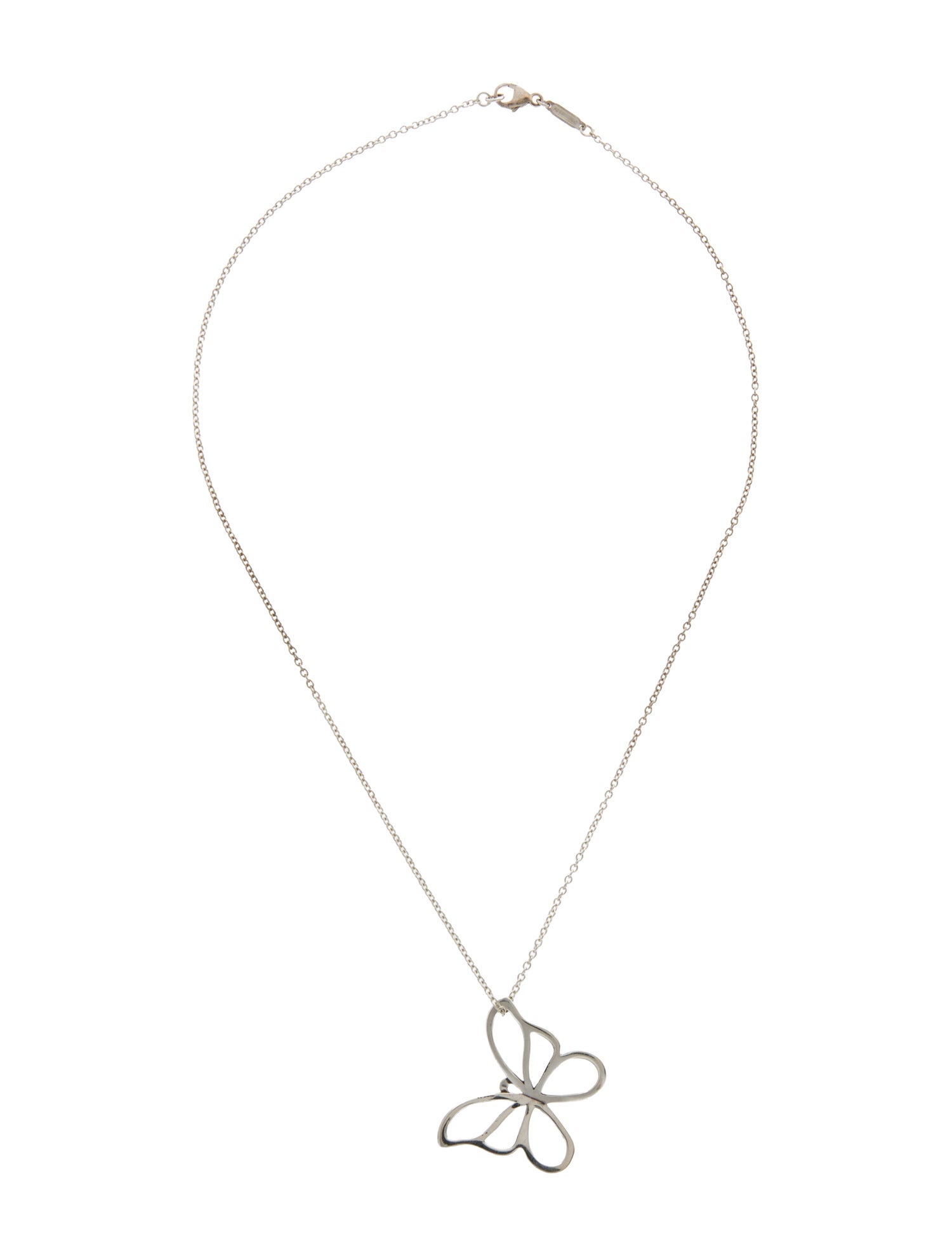 Tiffany & Co. Butterfly Pendant Necklace