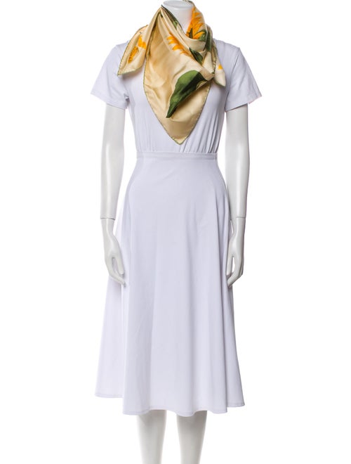 Tiffany & Co. Silk Floral Print Scarf