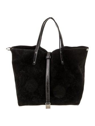 Tiffany & Co. Suede Top Handle Bag
