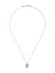 Tiffany & Co. Platinum Cancer Zodiac Pendant Necklace