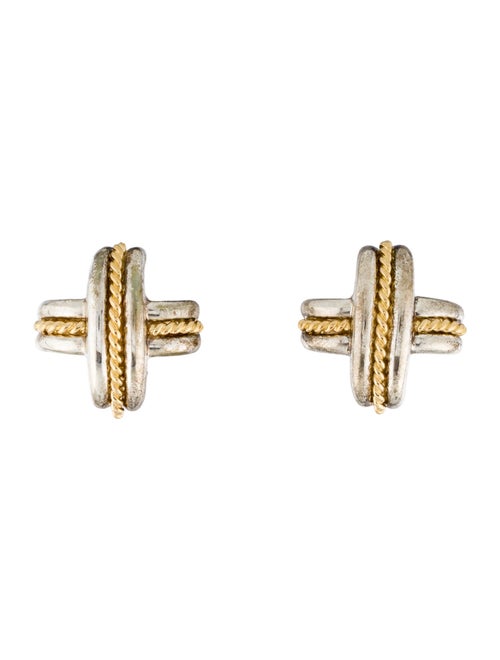 Tiffany & Co. Two-Tone Large Signature X Earrings