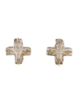 Tiffany & Co. Two-Tone Large Signature X Earrings