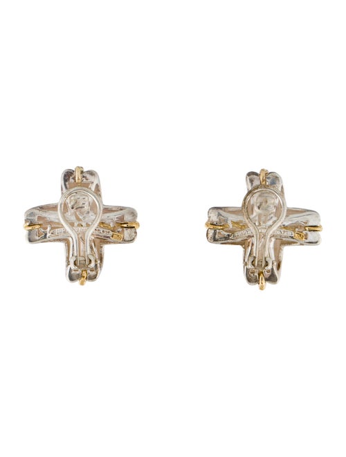 Tiffany & Co. Two-Tone Large Signature X Earrings