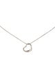 Tiffany & Co. Open Heart Pendant Necklace