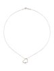Tiffany & Co. Open Heart Pendant Necklace