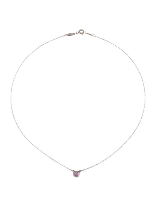 Tiffany & Co. Pink Sapphire Color by the Yard Pendant Necklace