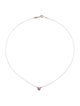 Tiffany & Co. Pink Sapphire Color by the Yard Pendant Necklace