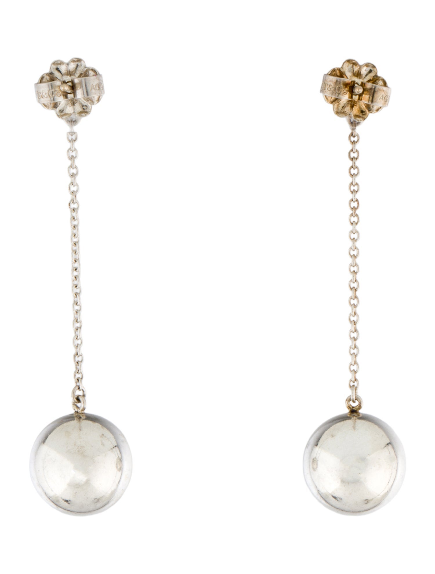Tiffany & Co. Ball Chain Drop Earrings