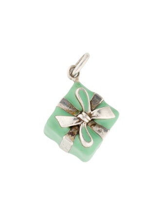 Tiffany & Co. Enamel Gift Box Charm