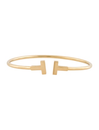 Tiffany & Co. 18K T Wire Cuff Bracelet