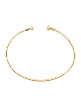 Tiffany & Co. 18K Narrow Wire Cuff Bracelet