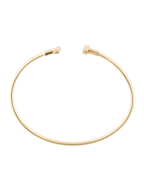 Tiffany & Co. 18K Narrow Wire Cuff Bracelet