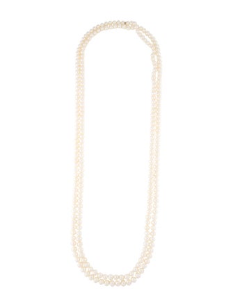Tiffany & Co. Pearl Long Wrap Necklace