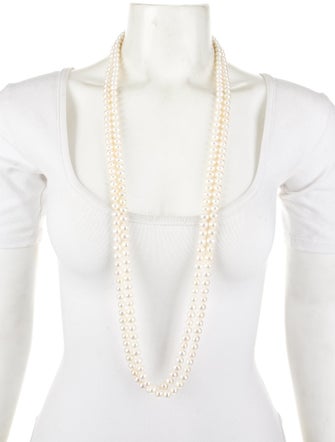 Tiffany & Co. Pearl Long Wrap Necklace