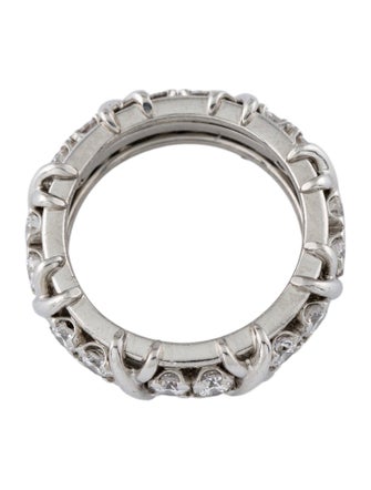 Tiffany & Co. Platinum Diamond Sixteen Stone Ring