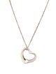 Tiffany & Co. Open Heart Pendant Necklace