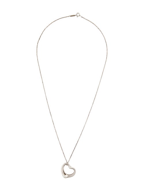 Tiffany & Co. Open Heart Pendant Necklace