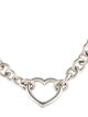 Tiffany & Co. Open Heart Clasp Link Choker Necklace