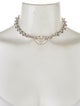 Tiffany & Co. Open Heart Clasp Link Choker Necklace