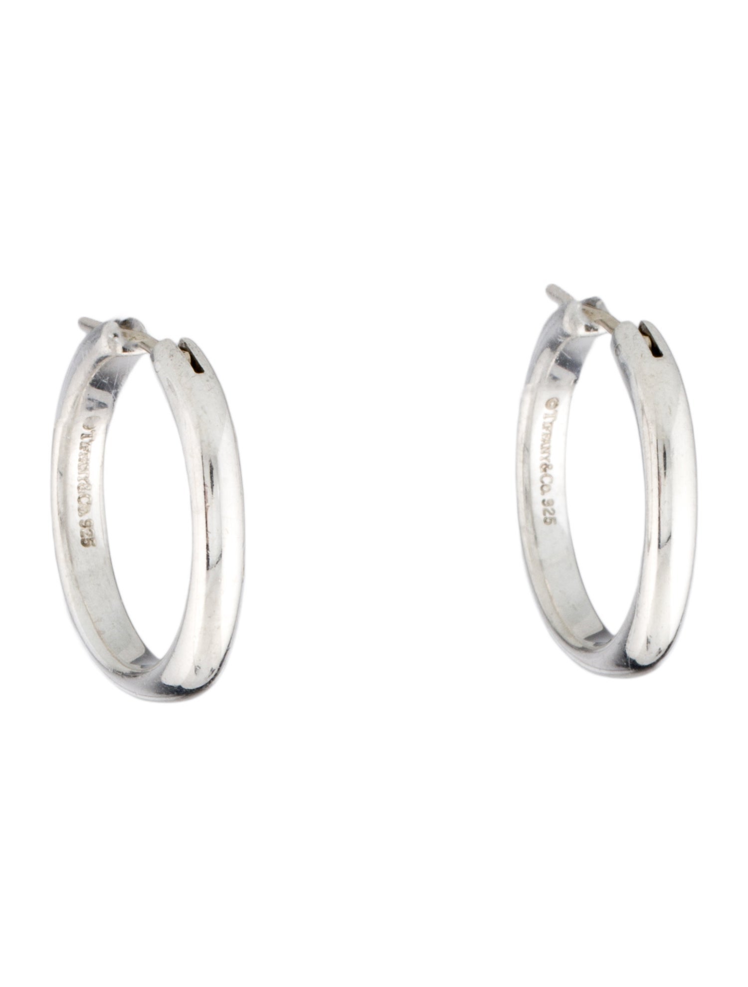 Tiffany & Co. Square Cushion Hoop Earrings