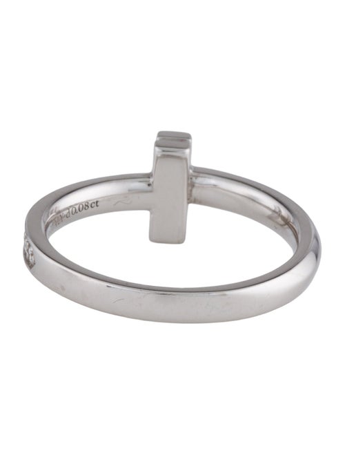 Tiffany & Co. 18K Diamond T1 Ring