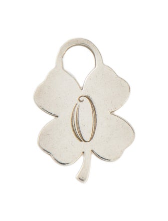 Tiffany & Co. Letter 'O' Four Leaf Clover Charm