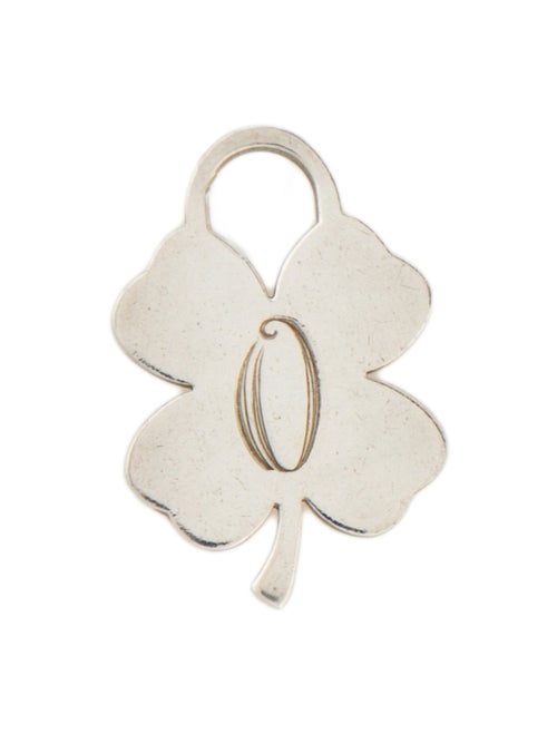 Tiffany & Co. Letter 'O' Four Leaf Clover Charm